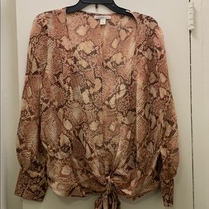 Wrap blouse